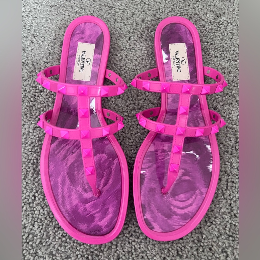 Valentino Garavani Rockstud rubber sandals